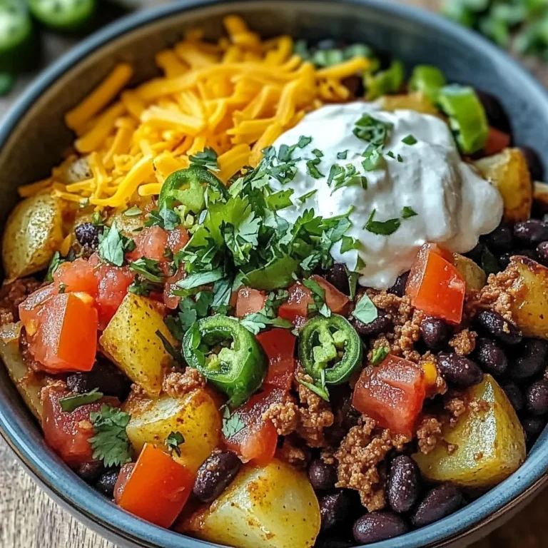 Loaded Potato Taco Bowl