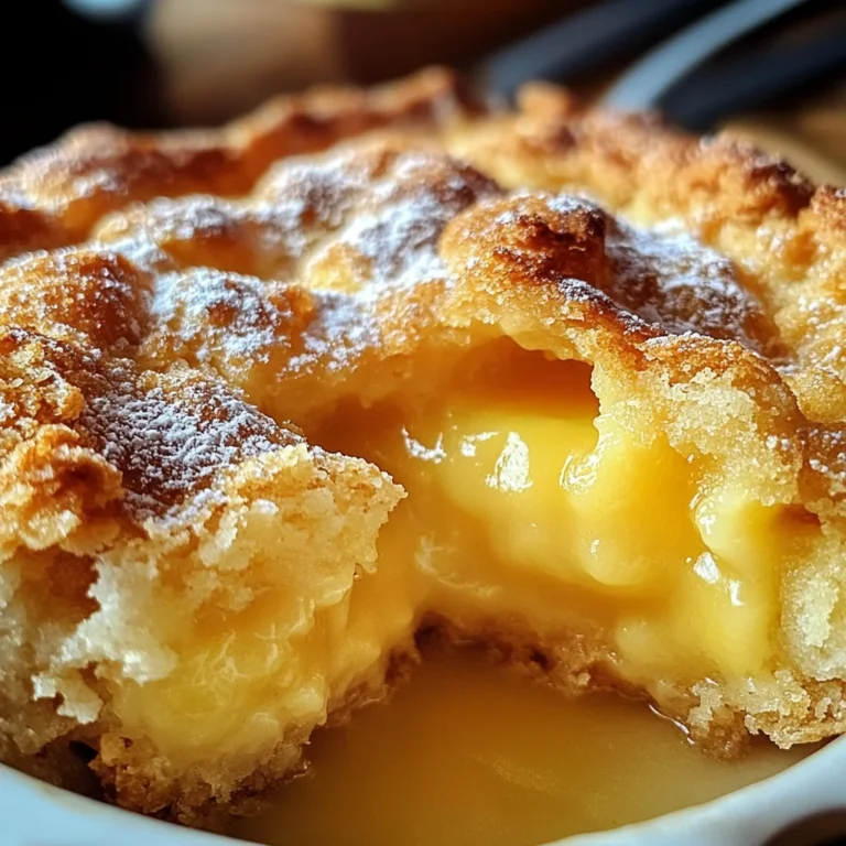 Magic Lemon Cobbler: A Sweet, Tangy Dessert Delight