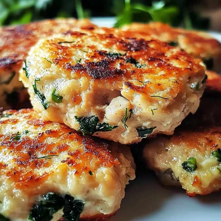 Mediterranean Chicken Patties