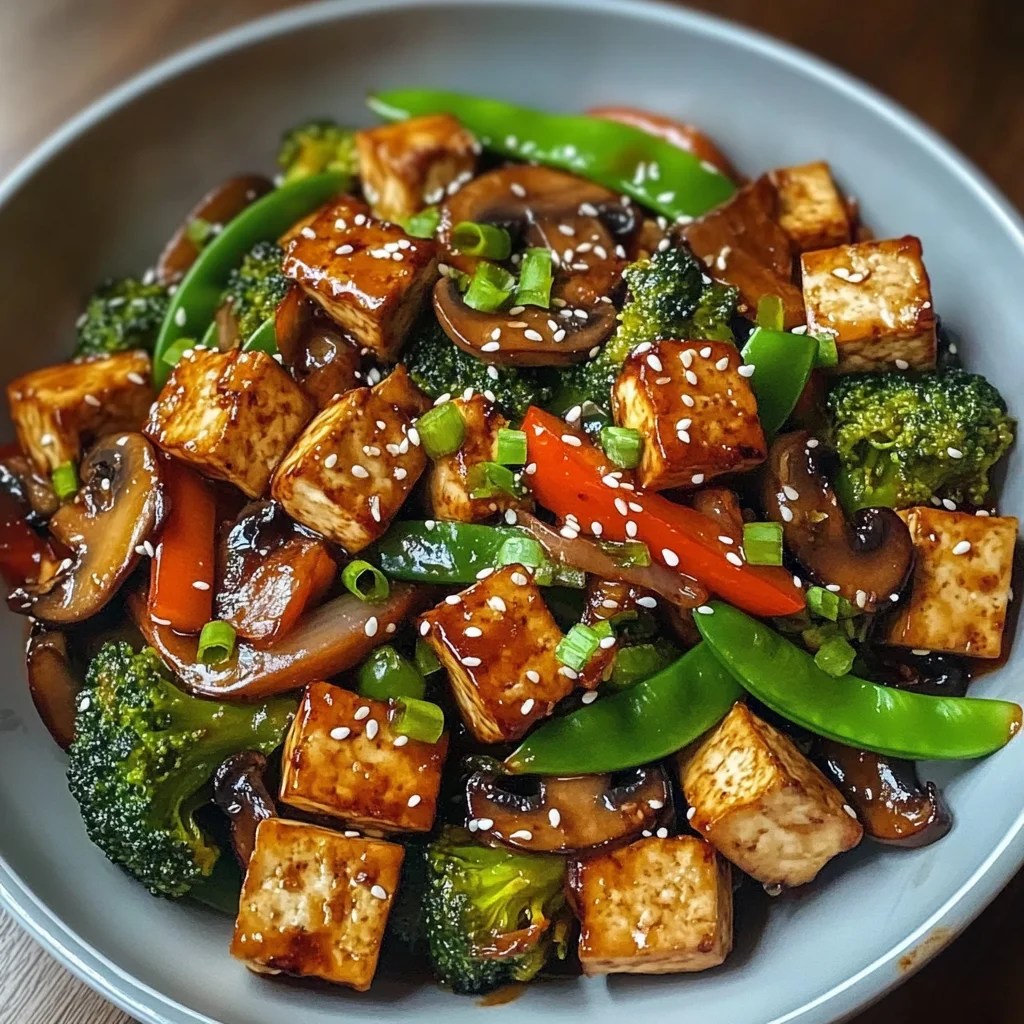 Mushroom and Tofu Stir-Fry (25-Minutes)