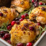 One-Pan Cranberry Rosemary Chicken