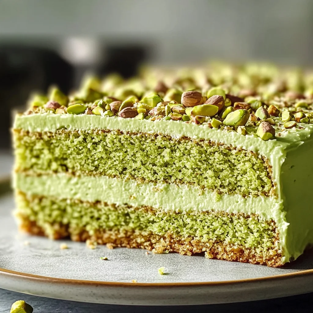 Pistachio Sheet Cake