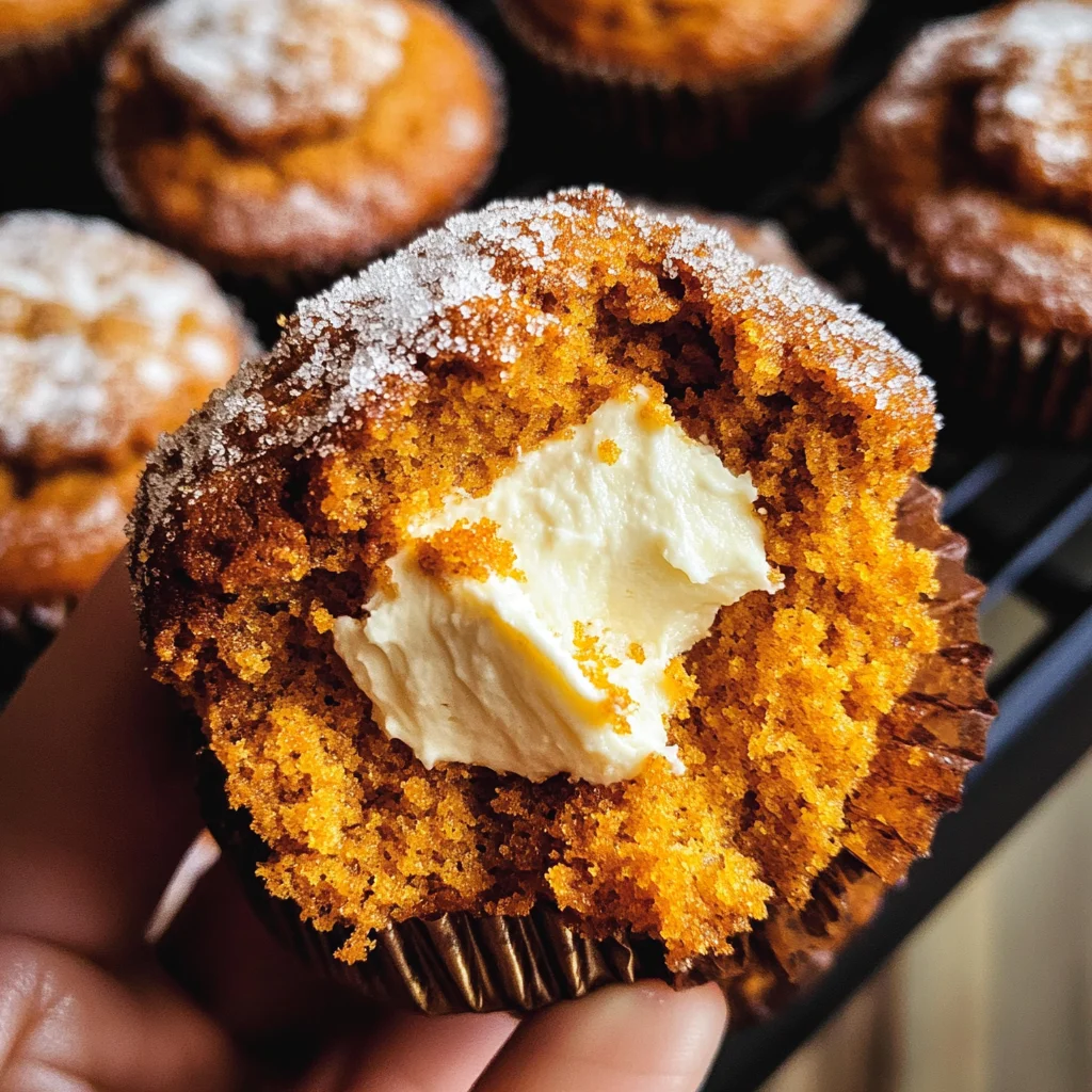 Pumpkin Cream Cheese Muffins