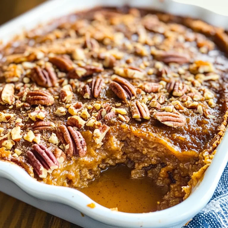 Pumpkin Pecan Cobbler