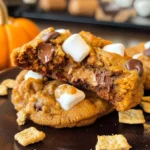 Pumpkin S'mores Cookies