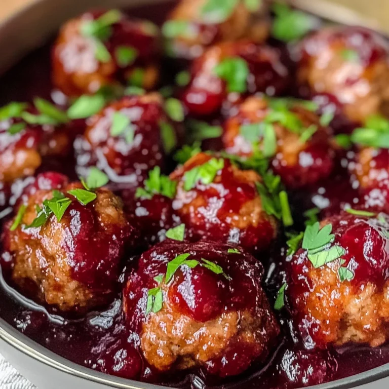Quick Cranberry Meatballs (Christmas Recipe)
