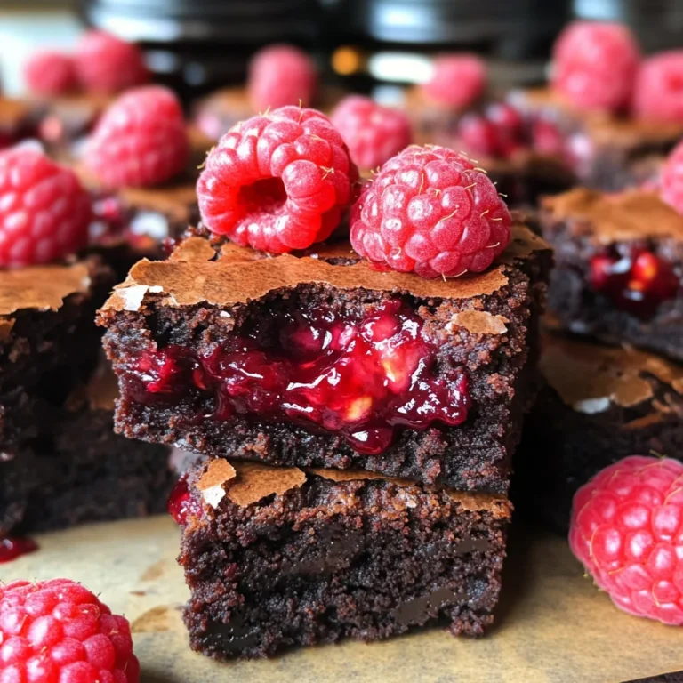 Raspberry Brownies