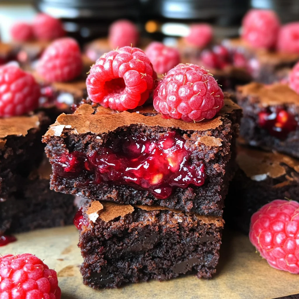 Raspberry Brownies