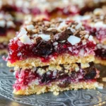 Raspberry Coconut Magic Bars