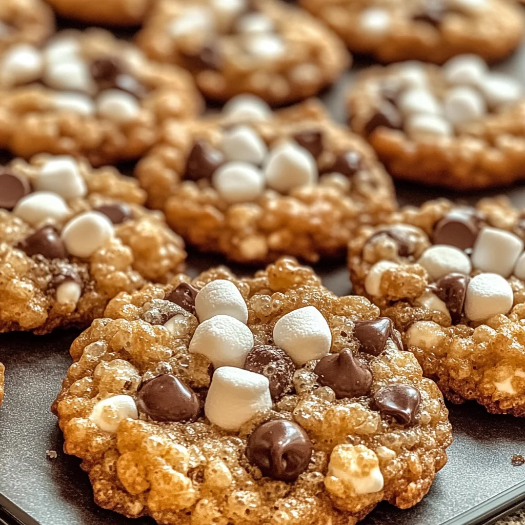 Rice Krispie Cookies with Chocolate Chips Recipe
