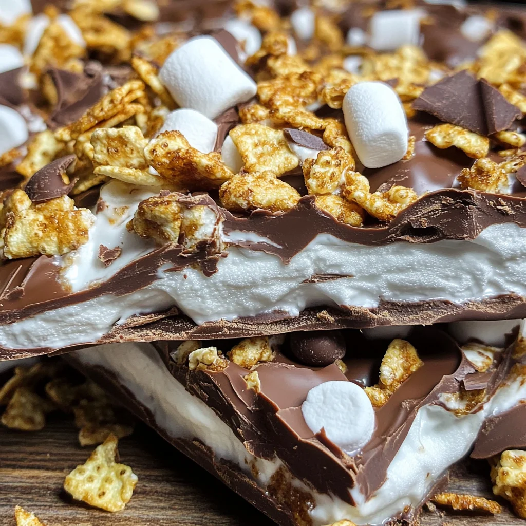 S’mores Bark With Golden Grachicken hams