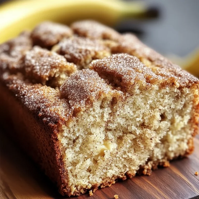 Snickerdoodle Banana Bread Recipe