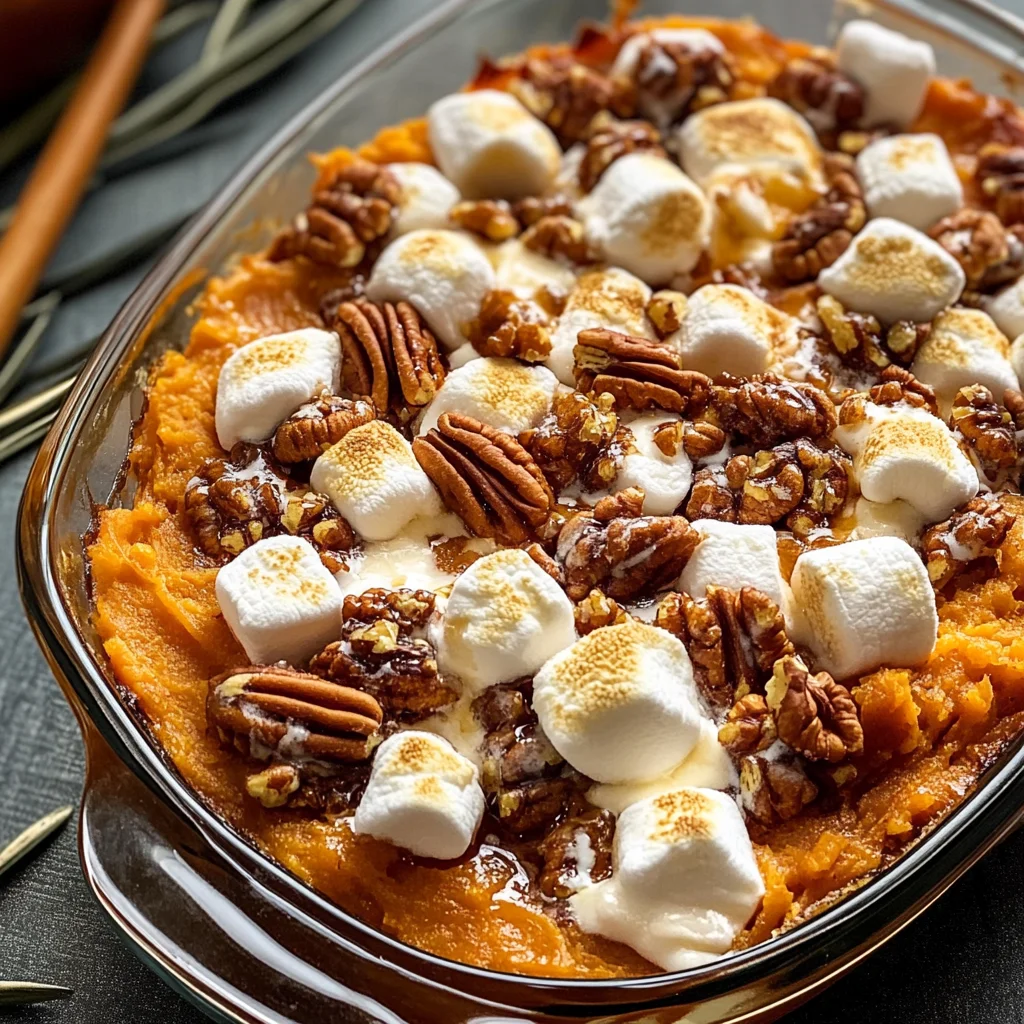 Southern Maple Sweet Potato Casserole