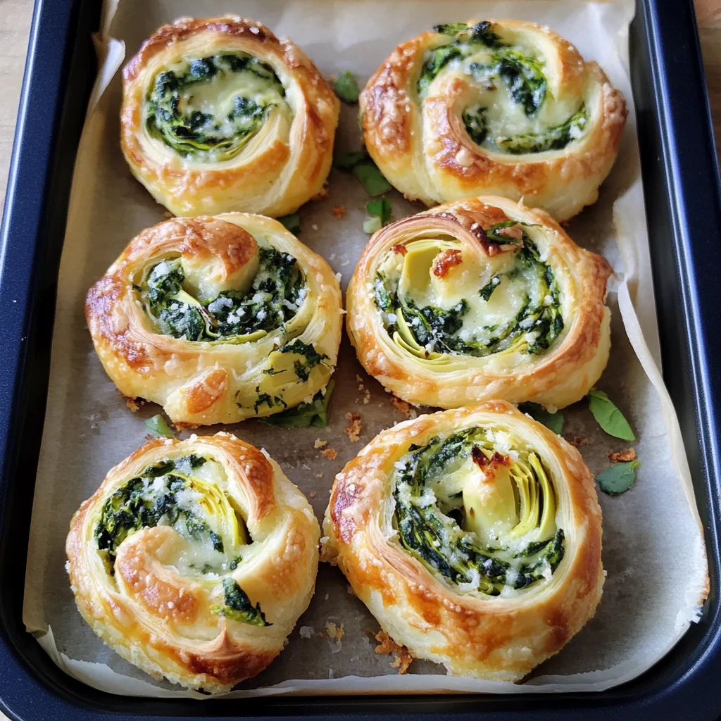 Spinach Artichoke Swirls
