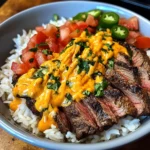Steak Queso Rice : A Flavorful Recipe
