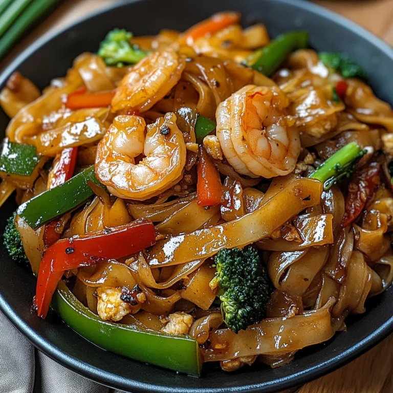 Street Style Thai Drunken Noodles
