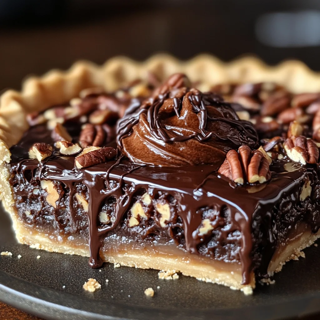 Texas Chocolate Pecan Pie