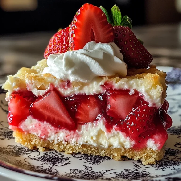 The Ultimate Strawberry Cheesecake Dump Cake