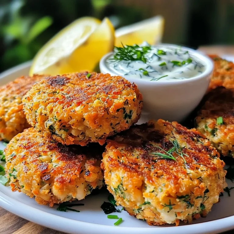 Ultimate Mediterranean Lemon Chickpea Patties with Yogurt Sauce