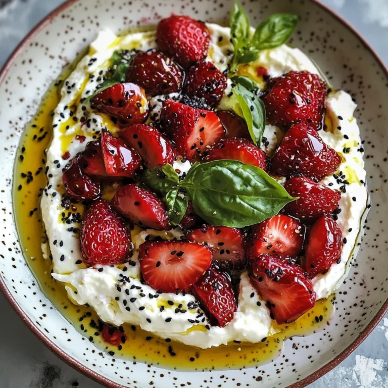 Whipped Feta with Roasted Strawberries: A Flavorful Delight You Can’t Resist