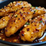 Air Fryer Honey Butter Garlic Chicken Tenders