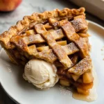 Apple Pie à la Mode (Apple Pie with Ice Cream Recipe)