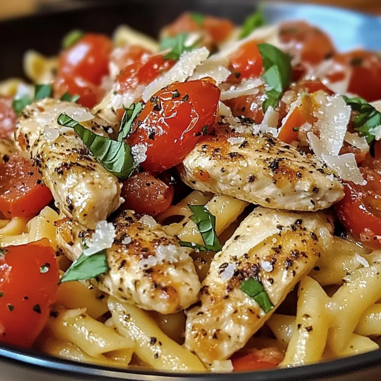 Bruschetta Chicken Pasta
