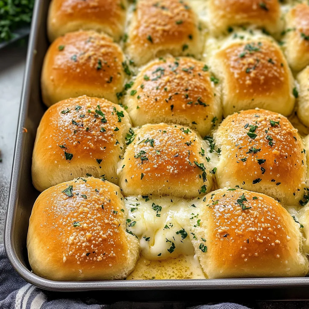 Buttery cheese Garlic Rolls, everyone will love them!