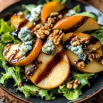 Caramelized Pear and Blue Cheese Salad: A Sweet and Savory Delight