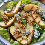 Caramelized Pear and Blue Cheese Salad: A Sweet and Savory Delight