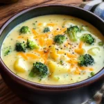 Cheddar Broccoli Potato Soup