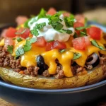 Cheesy Taco Potatoes