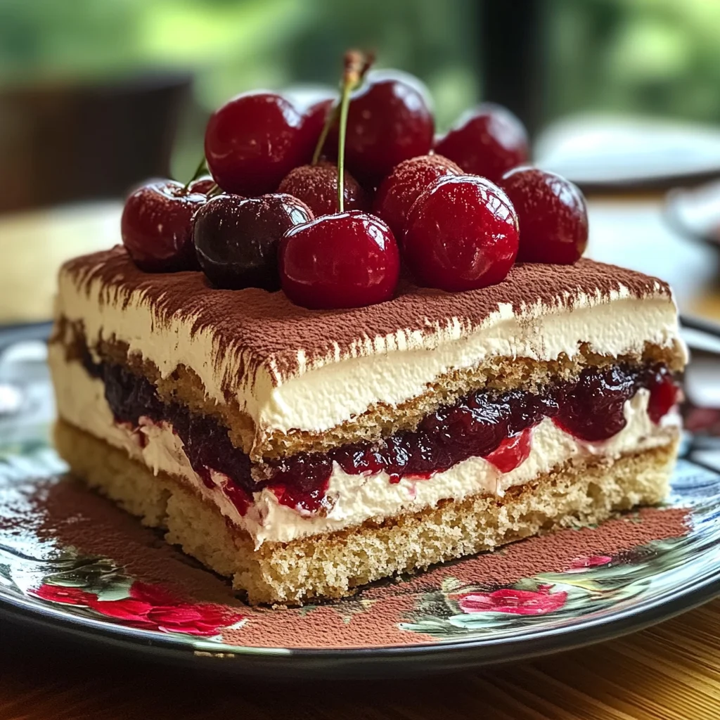 Cherry Amaretto Tiramisu Dessert: A Decadent Twist on a Classic Italian Treat