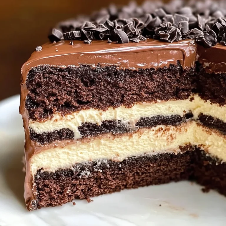 Chocolate Mousse Layer Cake