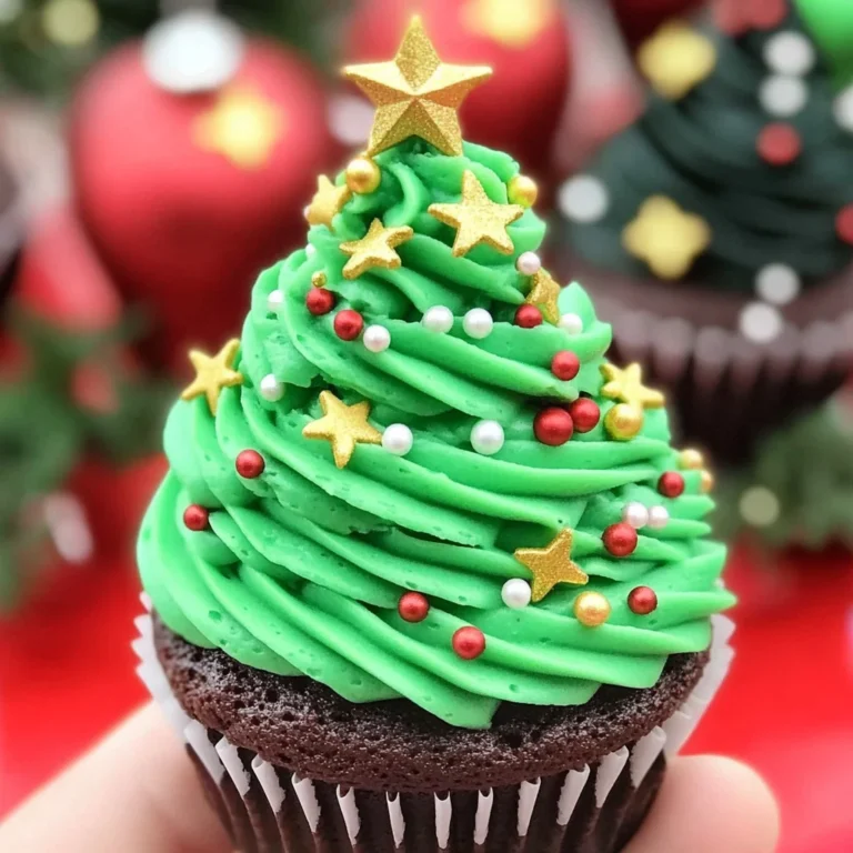 Christmas Tree Cupcakes