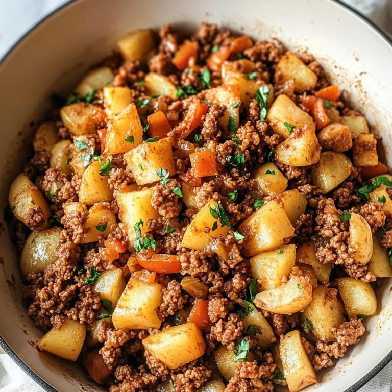 Create a Delicious Ground Turkey with Potatoes in Just 5 Steps!