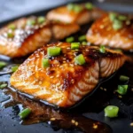 Crispy Honey Garlic Glazed Salmon Recipe