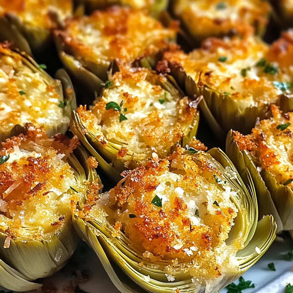 Crispy Parmesan Artichoke Hearts