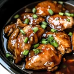 Crockpot Bourbon Chicken