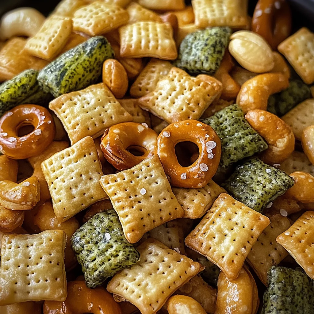 Dill Pickle Chex Mix: A Tangy Snack Sensation