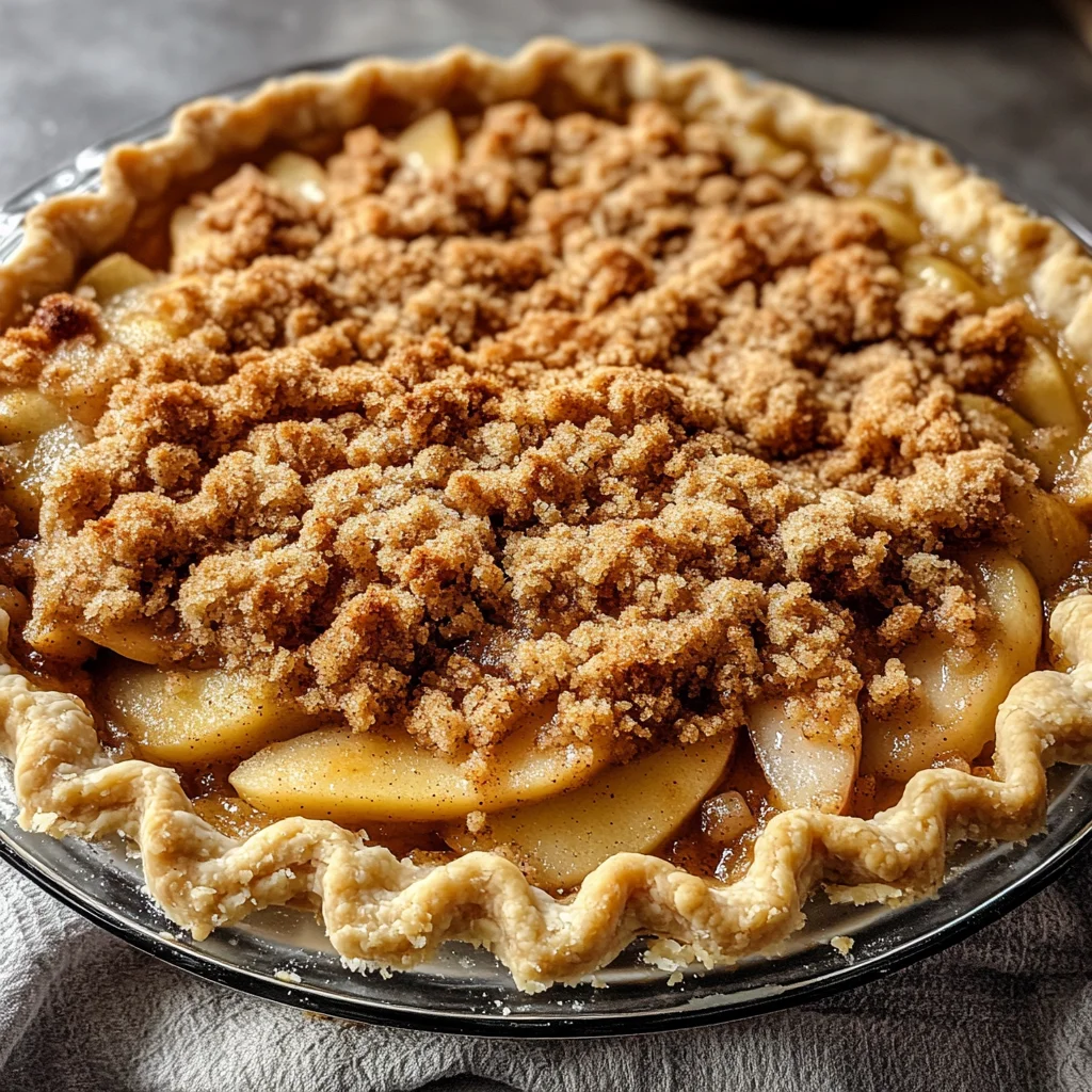 Dutch Apple Pie (with a Buttery Crumb Topping)