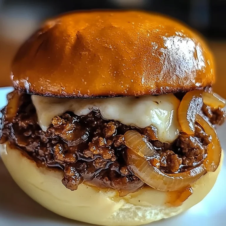 French Onion Beef Sloppy Joes