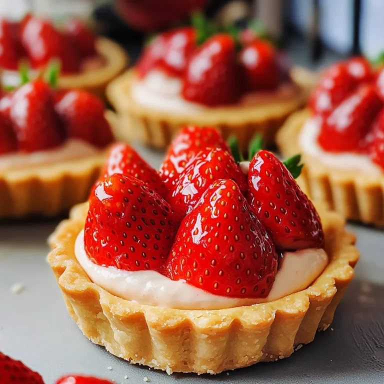 Fresh and Delicious Strawberry Tartlets Recipe