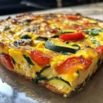 Garden Veggie Frittata: A 150-Calorie Delight
