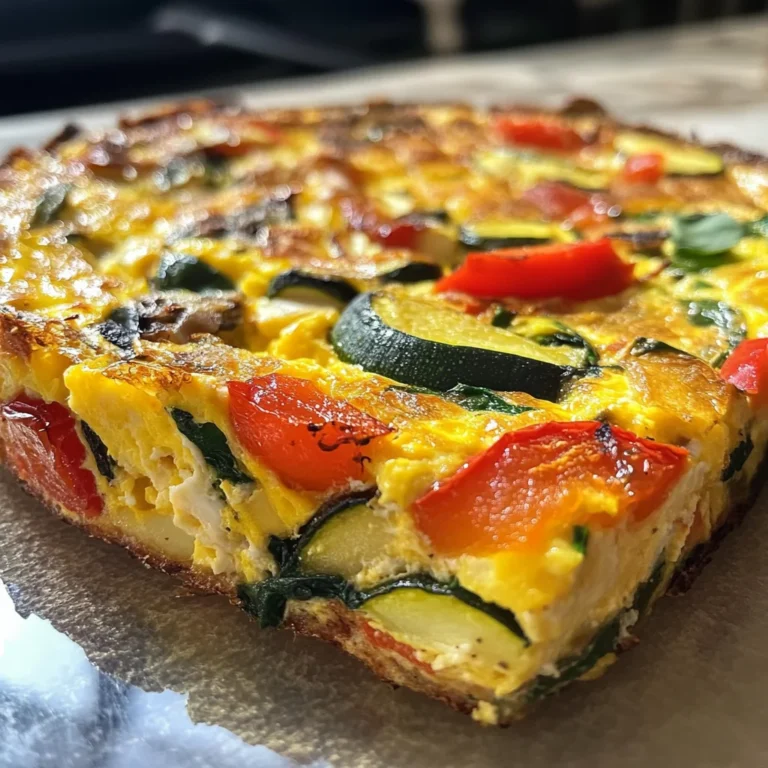 Garden Veggie Frittata: A 150-Calorie Delight
