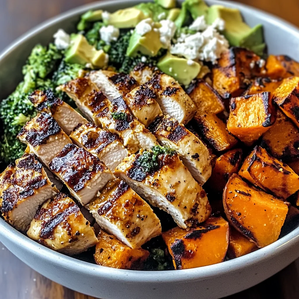 Grilled Chicken & Sweet Potato Bowl