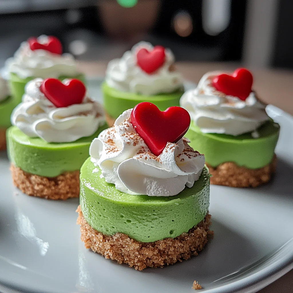 Grinch Mini Cheesecake