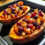 Indulge in Cranberry Apple Twice-Baked Sweet Potatoes This Fall!