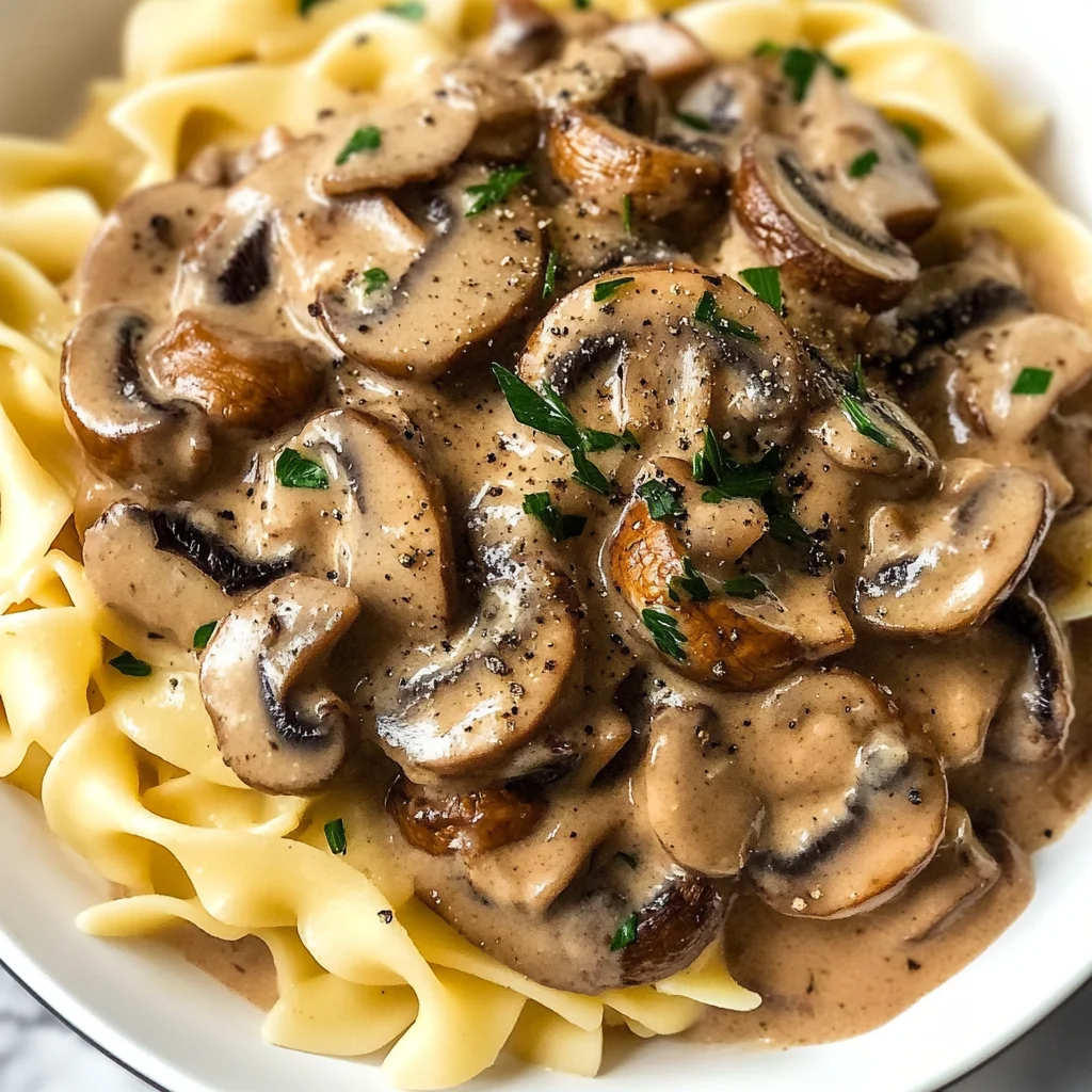 Mushroom Stroganoff