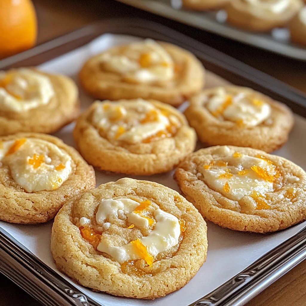 Orange Creamsicle Cookies